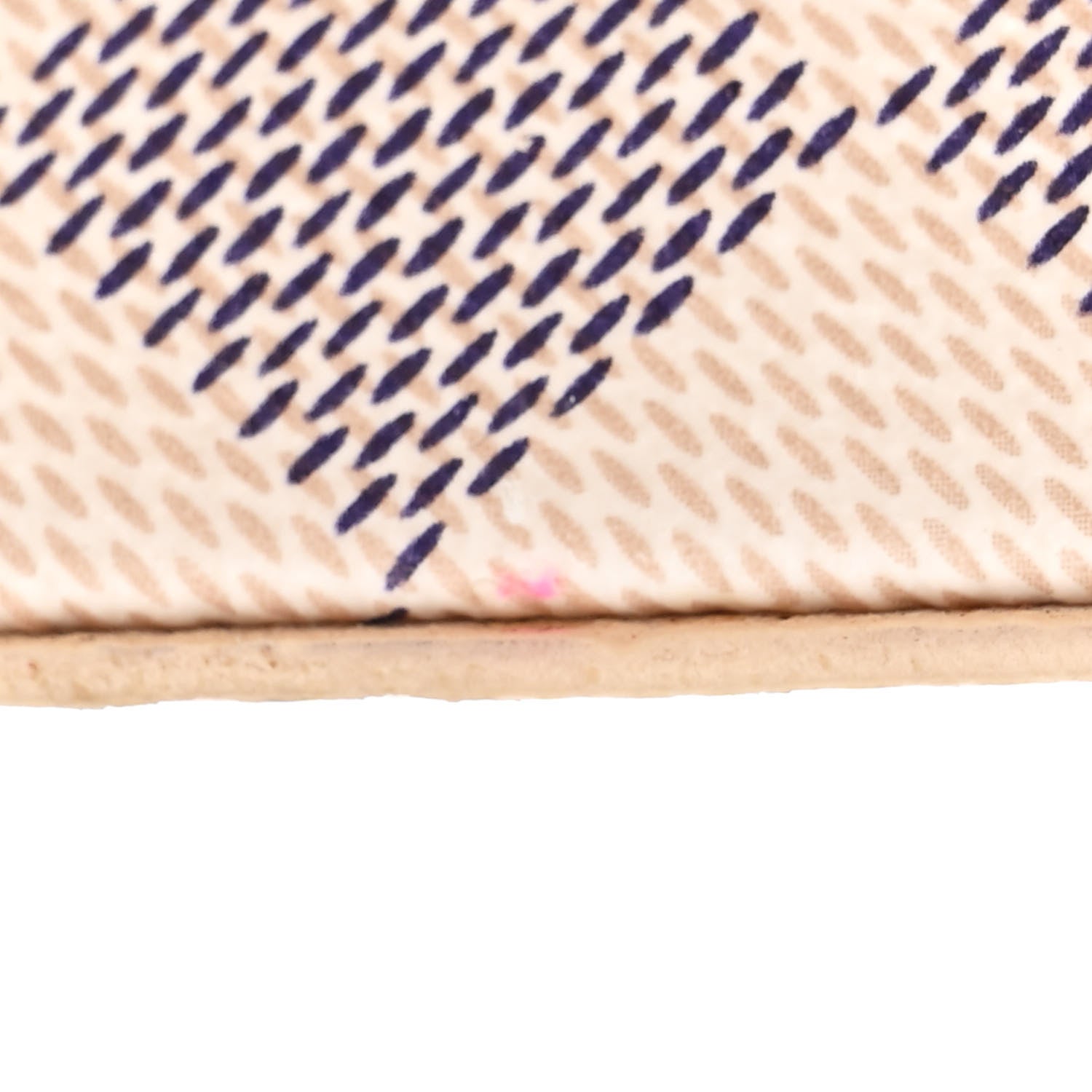 Damier Azur Studded Pochette Felicie Chain Wallet Fuchsia