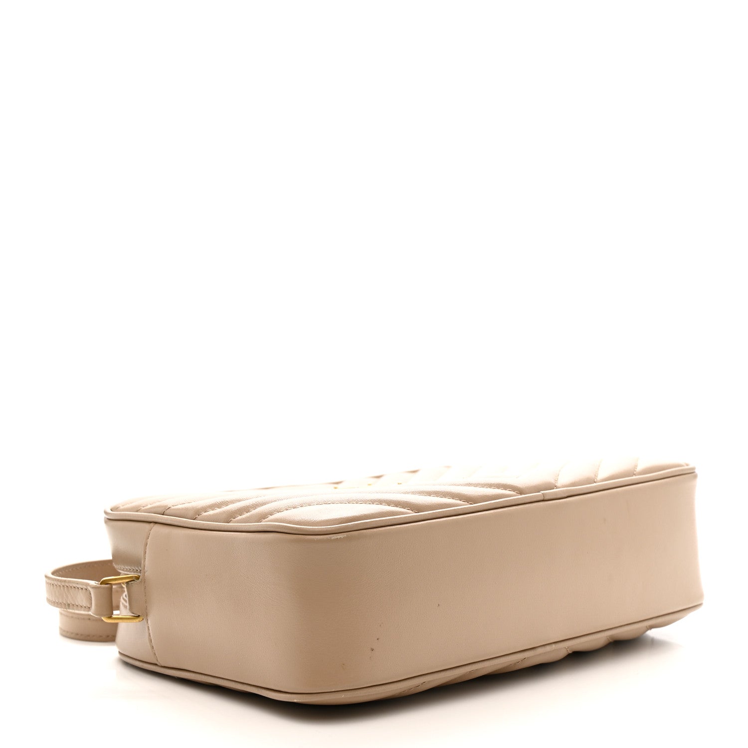 Calfskin Matelasse Monogram Lou Camera Bag Dark Beige