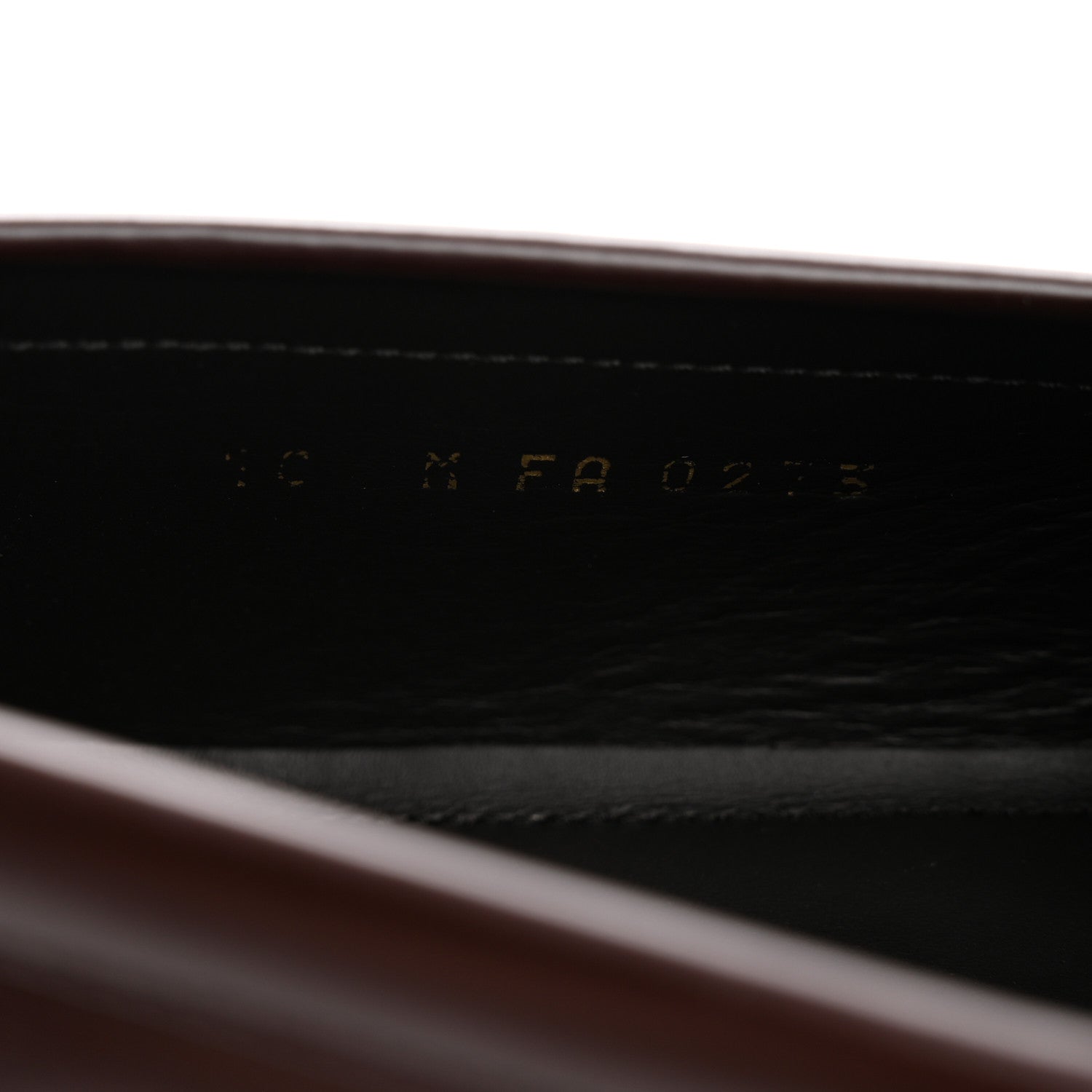 Damier Calfskin Embossed Mens Major Loafers 10 Brown
