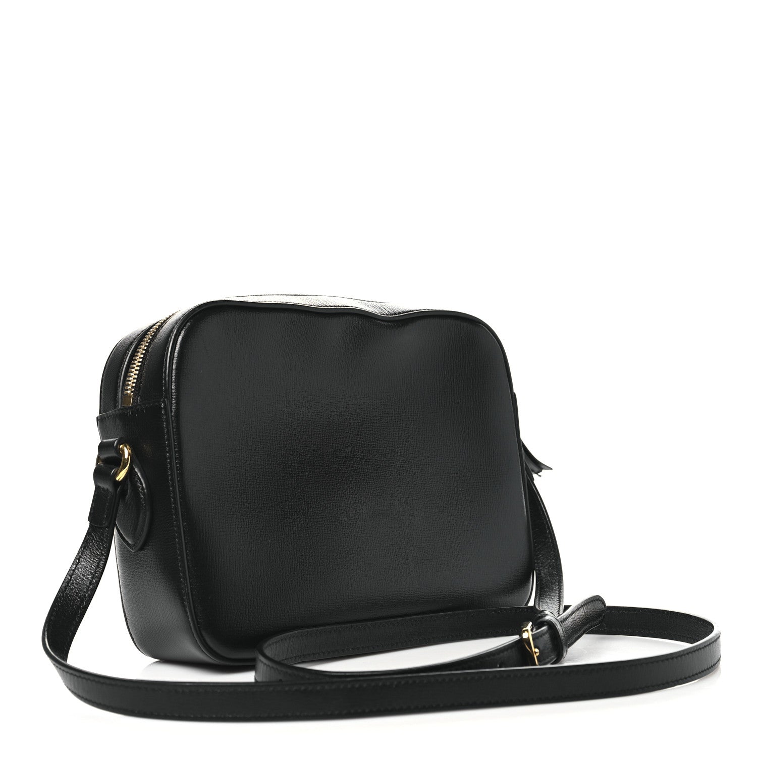 Textured Calfskin Small Horsebit 1955 Shoulder Bag Black