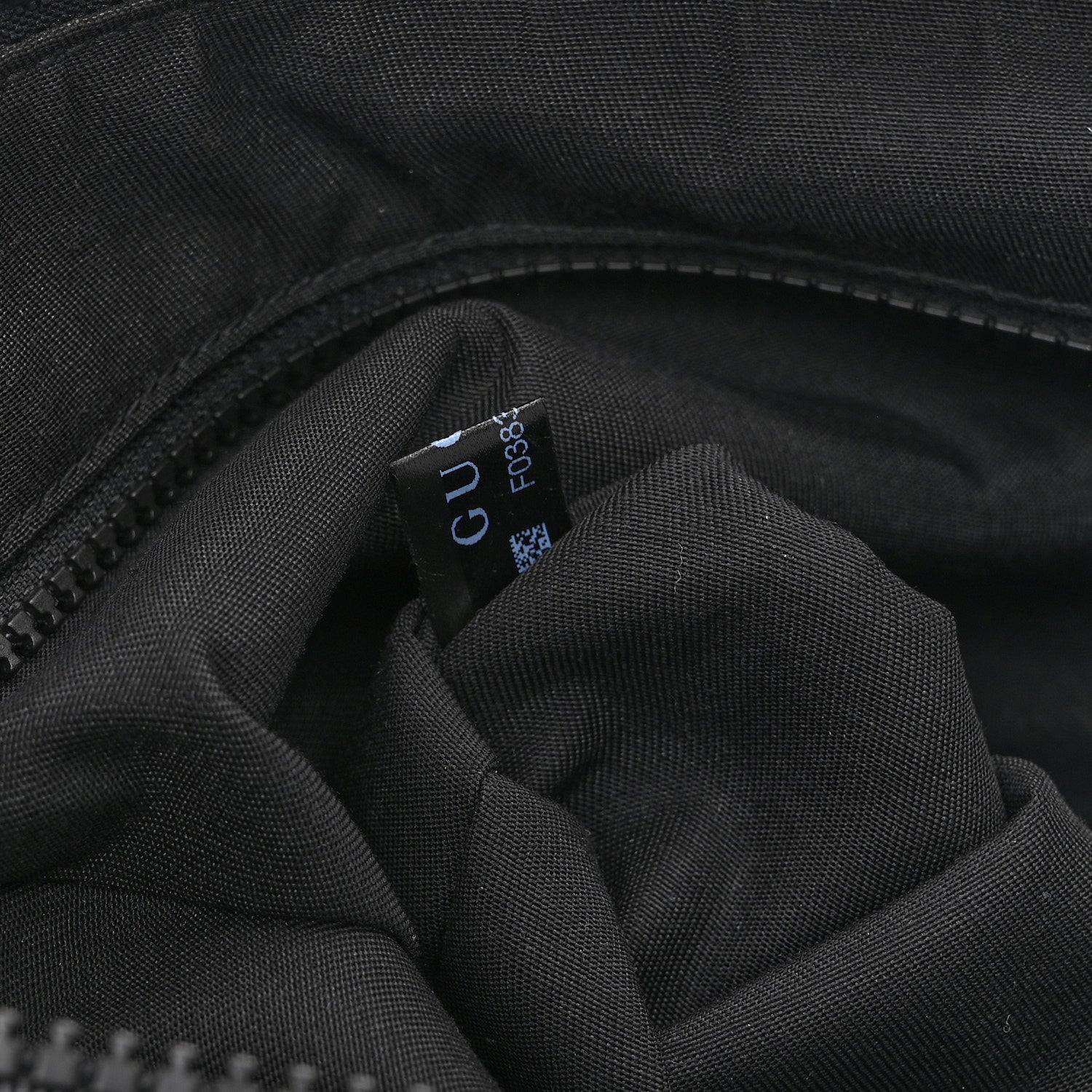 Nylon Monogram Small Flat Messenger Bag Black