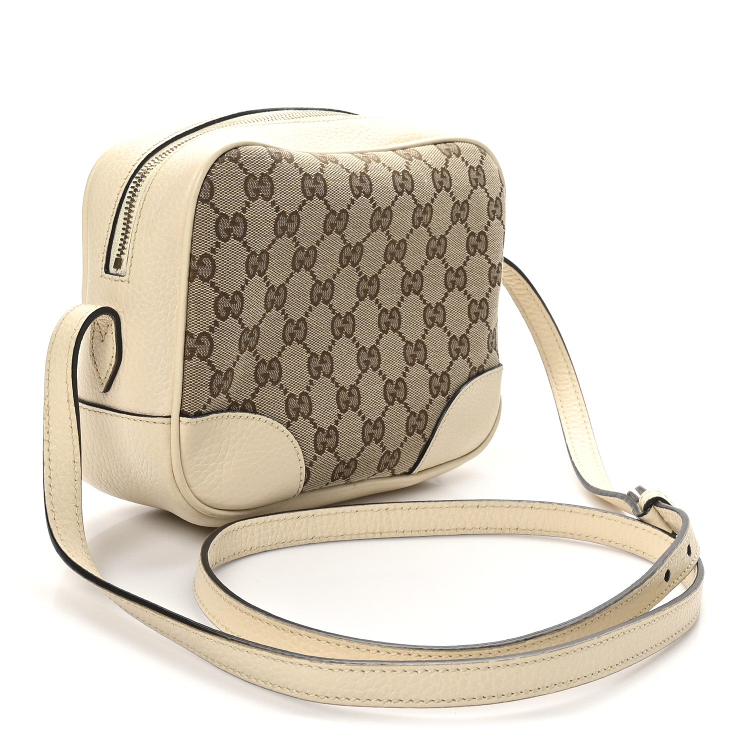 Monogram Dollar Calfskin Mini Bree Messenger Bag Beige Ebony Avoire