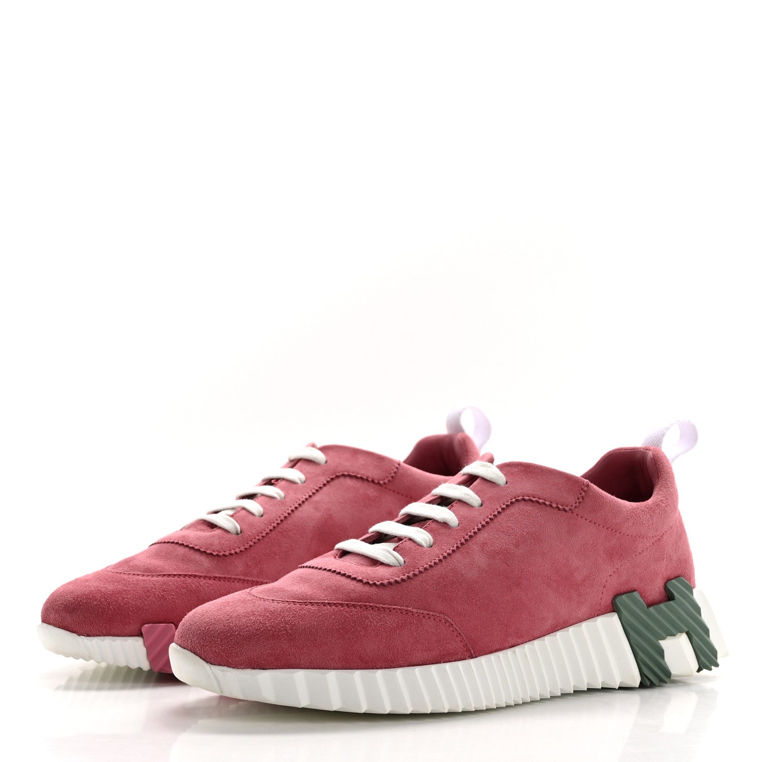 Suede Goatskin Bouncing Sneakers 38 Rose Aphrodite