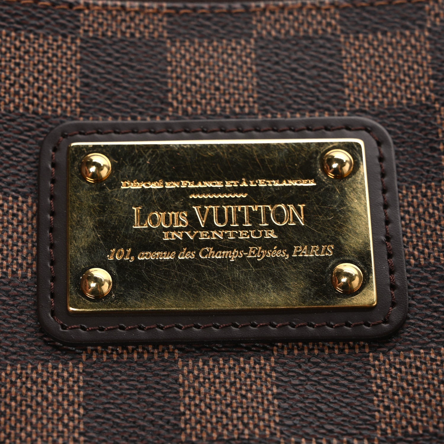 Damier Ebene Eva Clutch