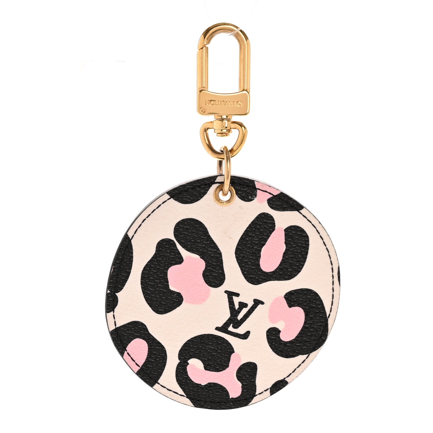 Monogram Wild At Heart Illustre Bag Charm Key Ring Black