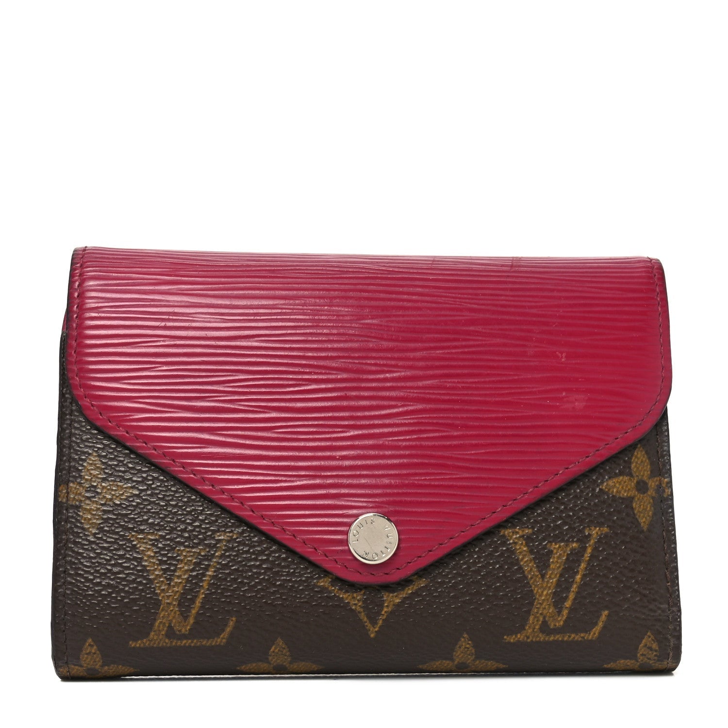 Epi Monogram Marie-Lou Compact Wallet Fuchsia