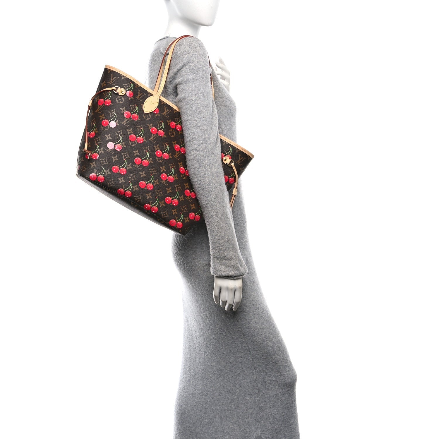 LV X TM Monogram Cerises Neverfull MM