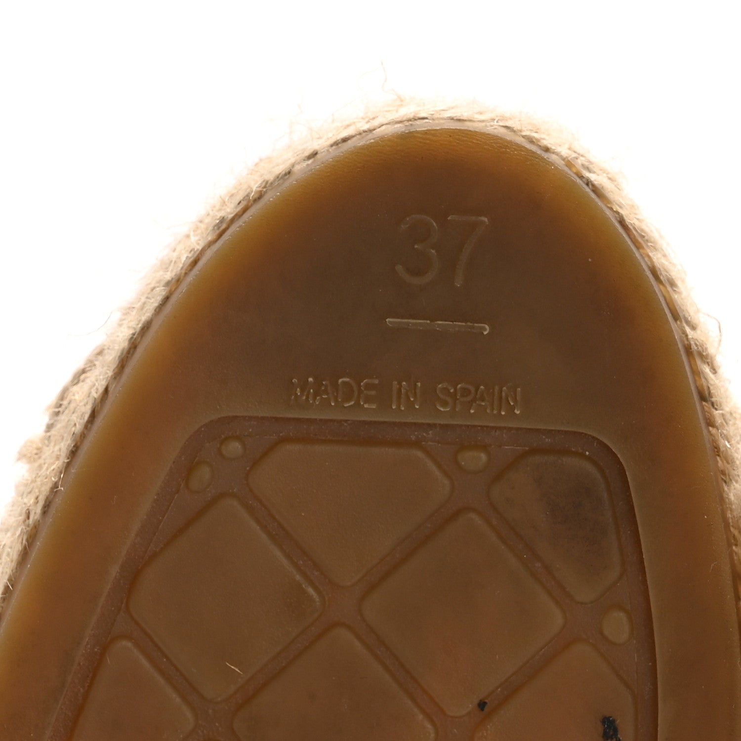 Lambskin CC Espadrilles 37 Black