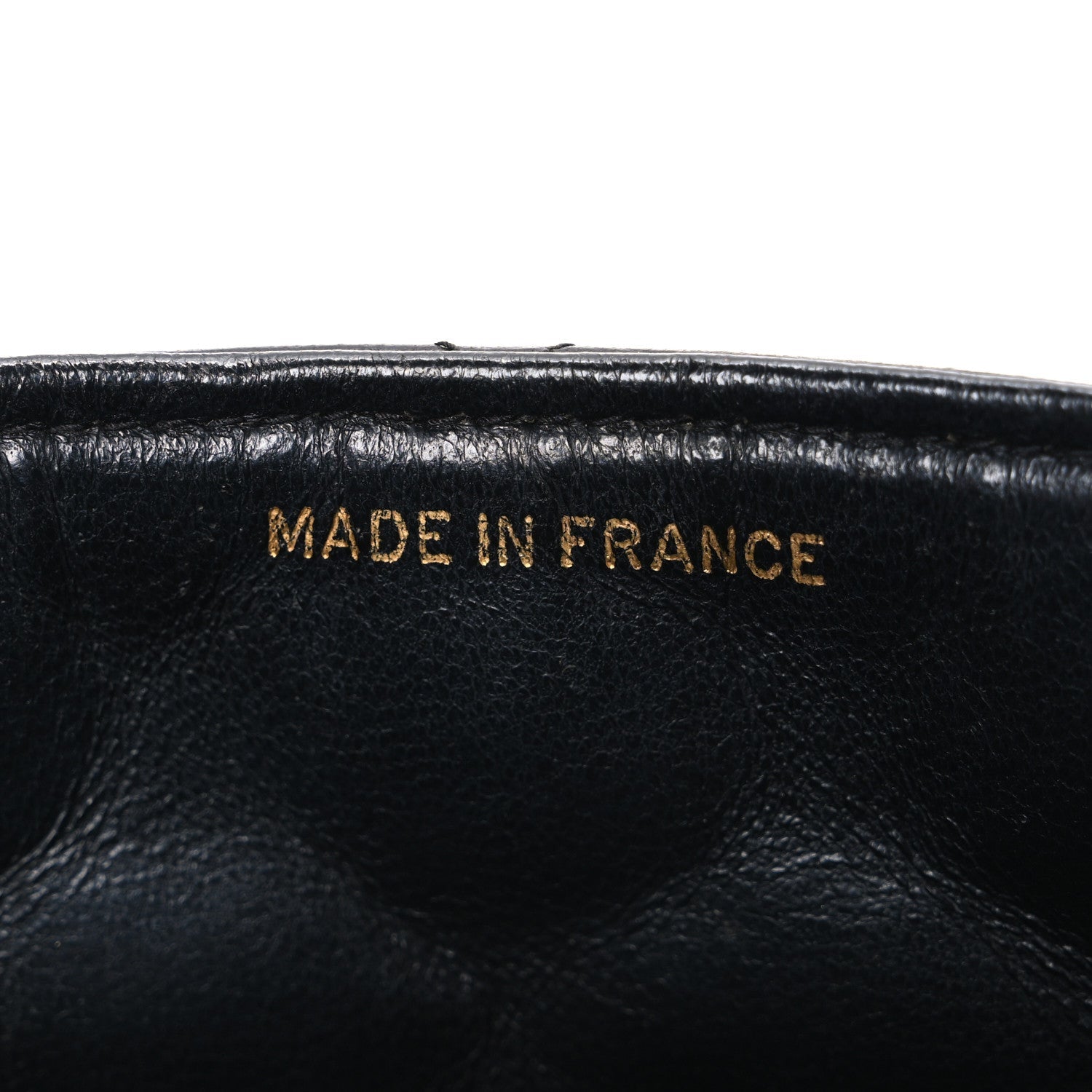 Lambskin Quilted Jumbo Single Flap Black