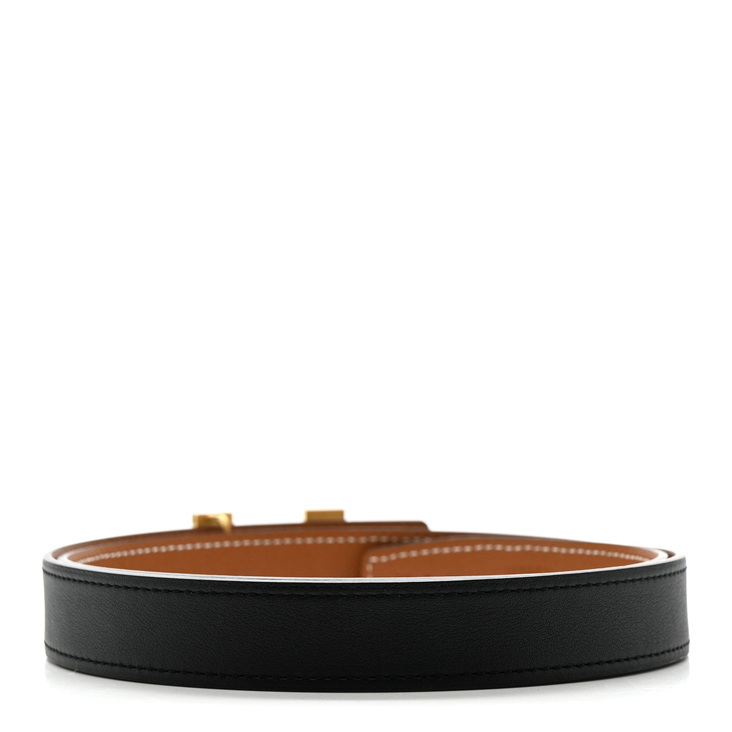 Swift Epsom 24mm Mini Constance H Belt 80 32 Black Gold