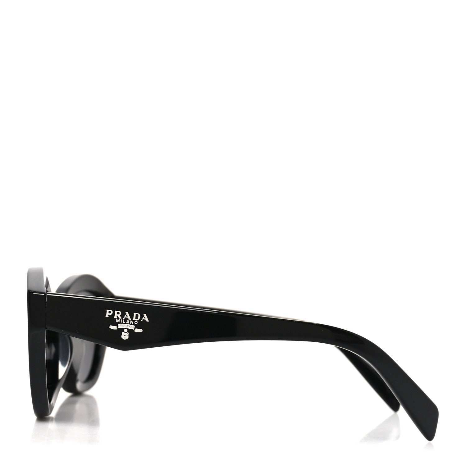 Acetate Logo Sunglasses SPR A02-F Black