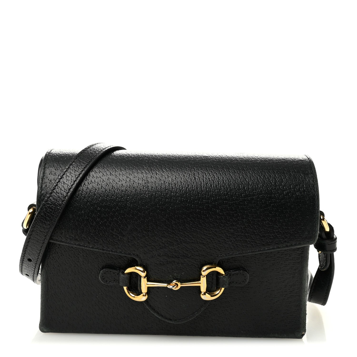 Calfskin Horsebit 1955 Shoulder Bag Black