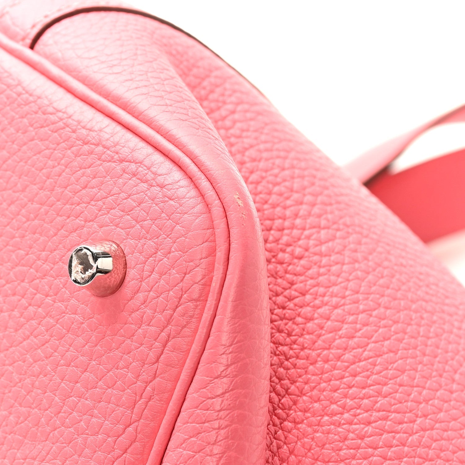 Taurillon Clemence Picotin Lock 22 MM Rose Azalee