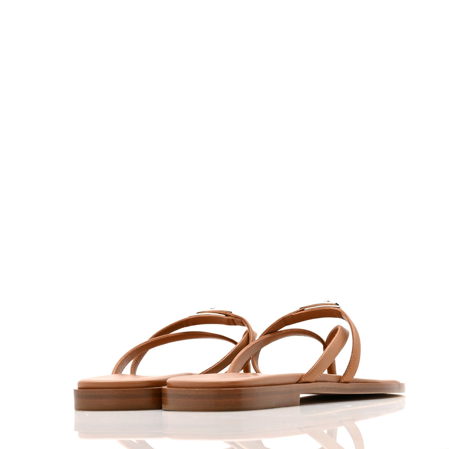 Calfskin Miss Sandals 38 Naturel