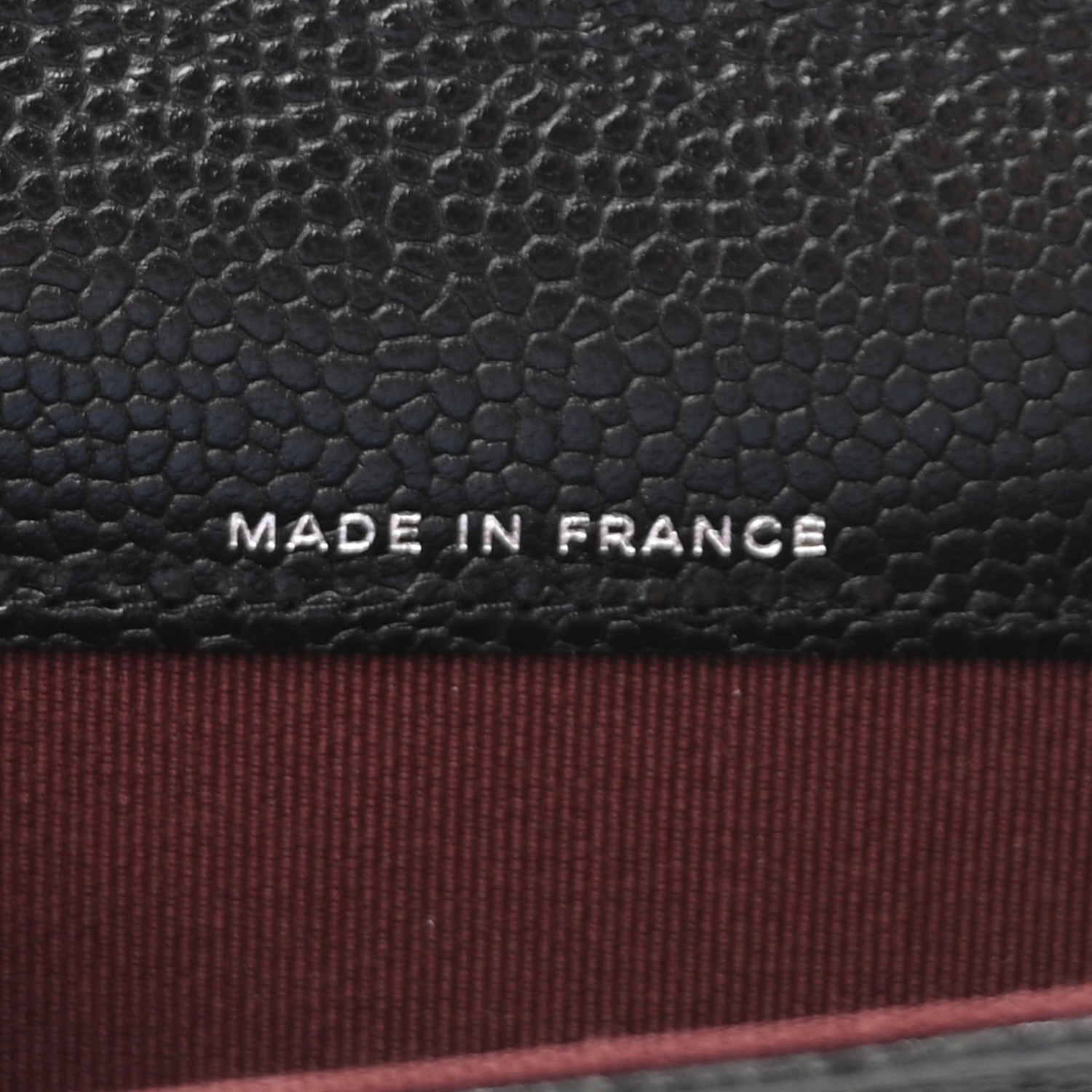 Caviar Quilted Flap Card Holder Wallet Black