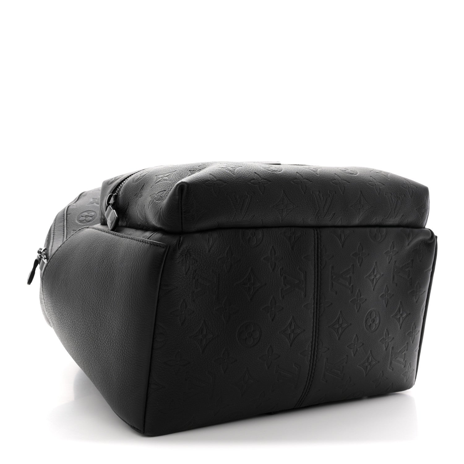 Calfskin Monogram Shadow Discovery Backpack  Black