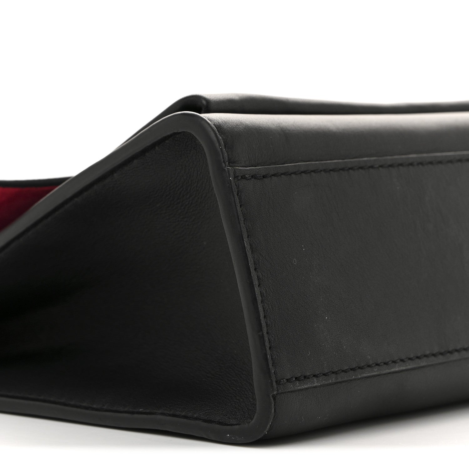 Soft Calfskin Pins My Lockme Chain Bag BB Black