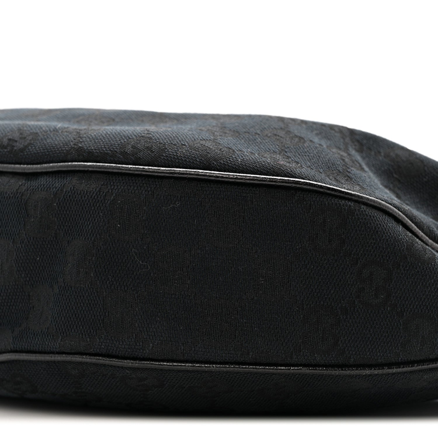 Monogram Half Moon Bamboo Ring Hobo Black