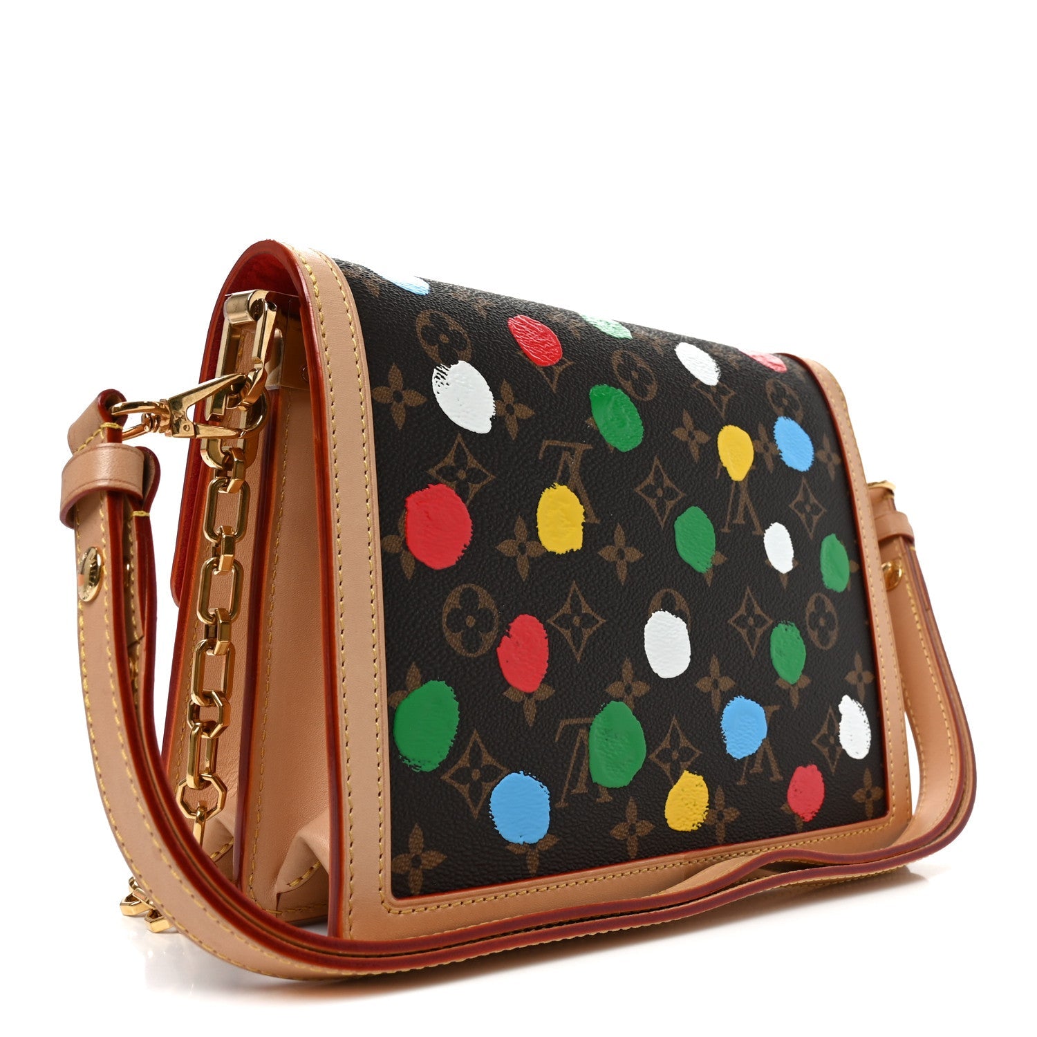 LV X YK Monogram Dots Dauphine Multicolor