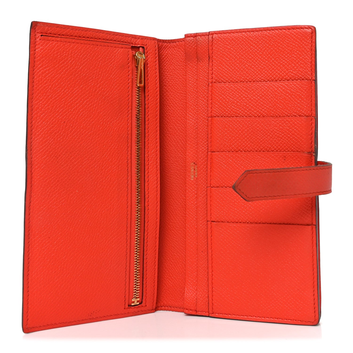Epsom Bearn Gusset Wallet Orange Poppy