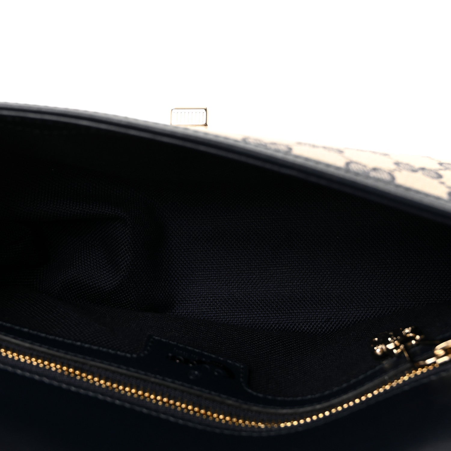 GG Monogram Small Luce Shoulder Bag Beige Blue