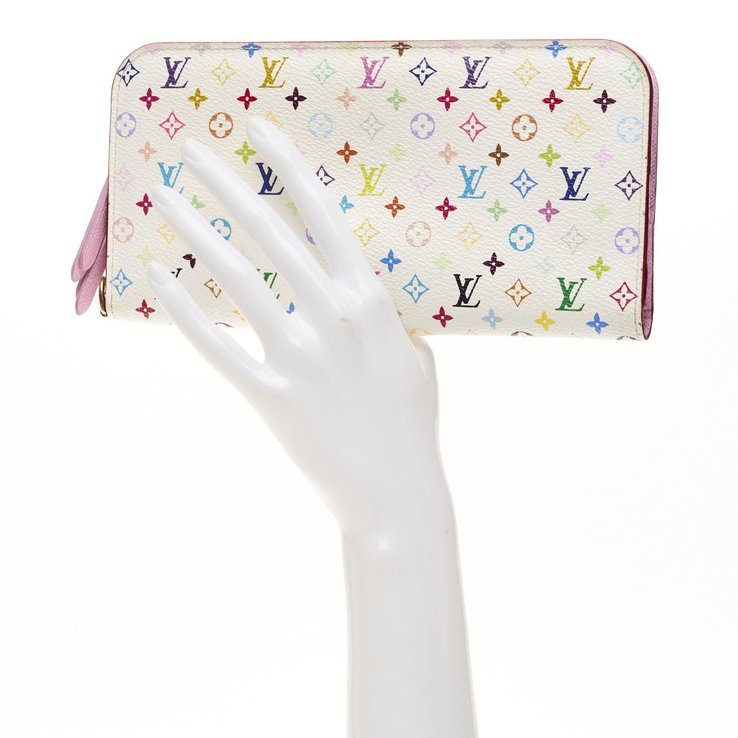 Monogram Multicolor Insolite Wallet White Litchi