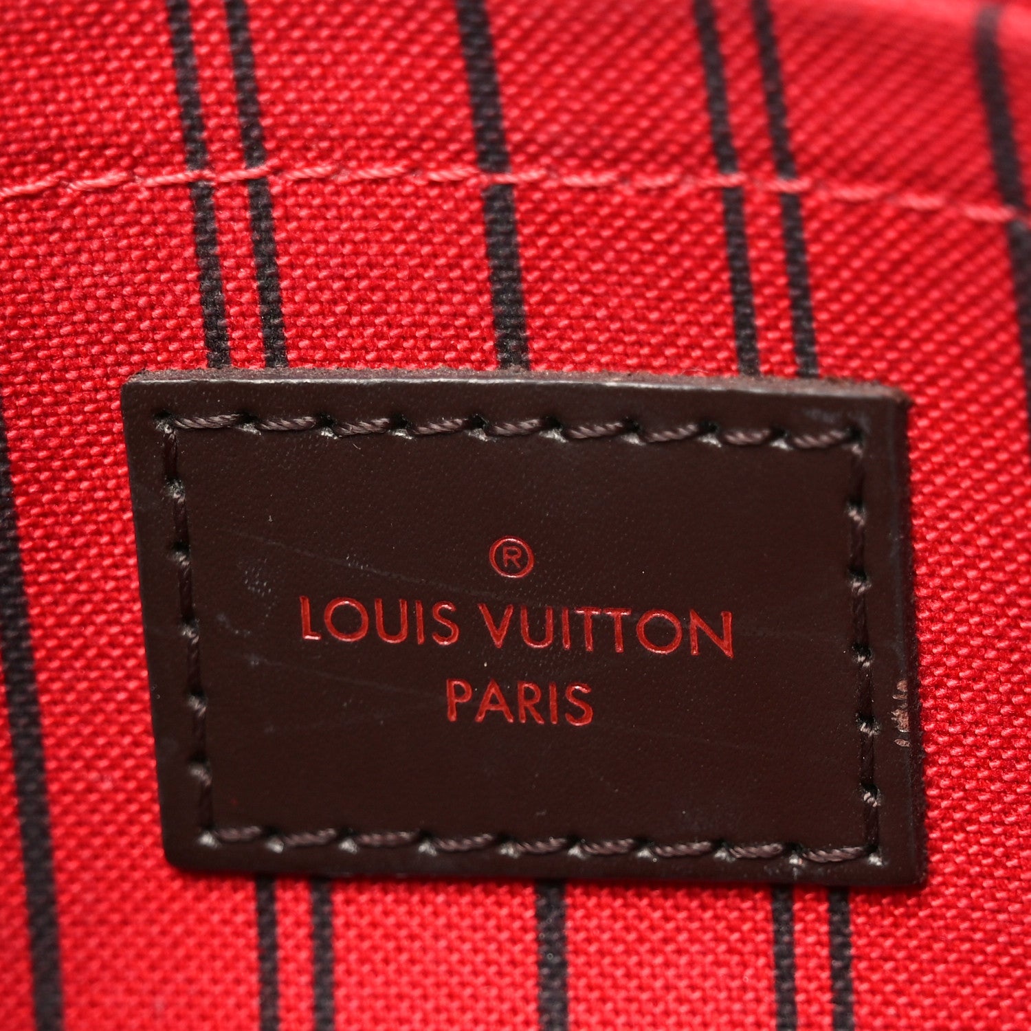 Damier Ebene Neverfull MM GM Pochette