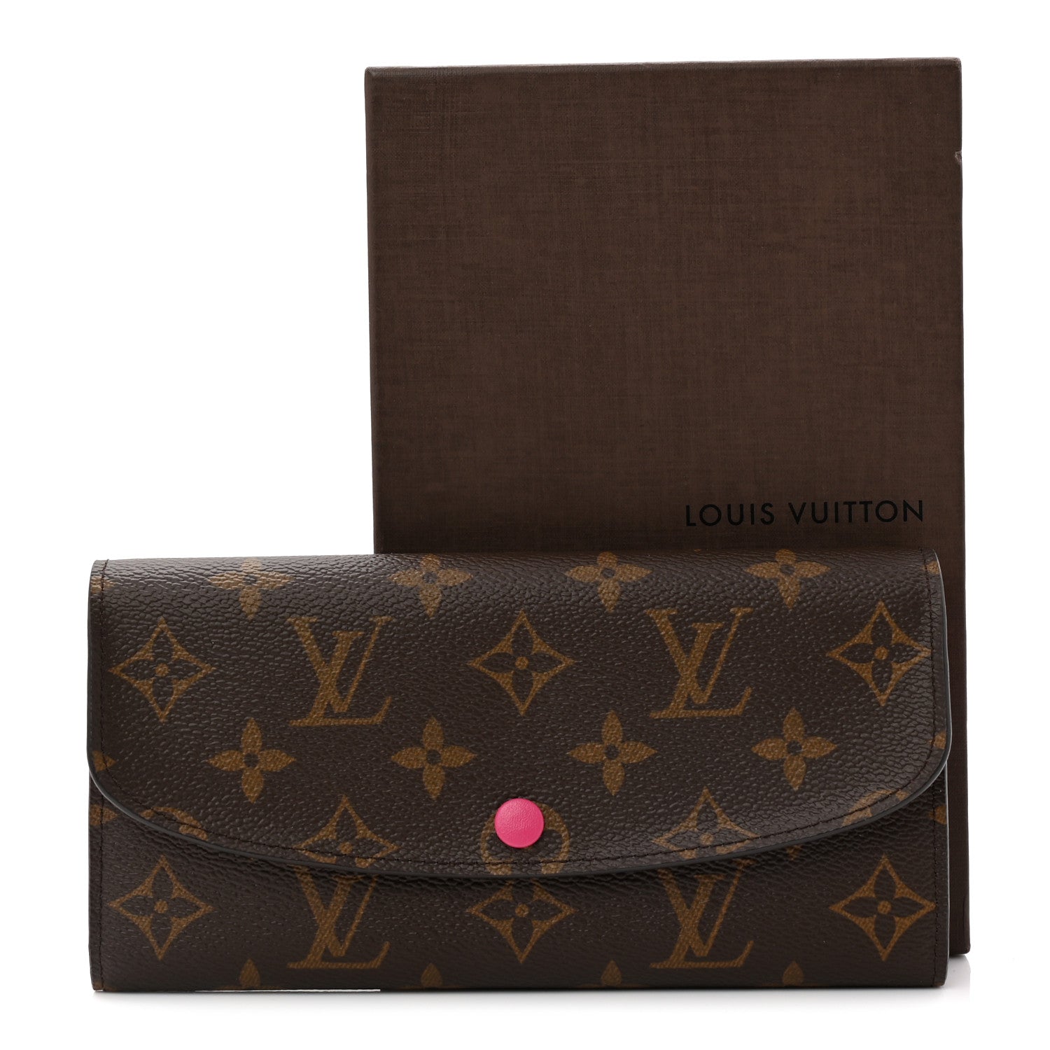 Monogram Emilie Wallet Fuchsia