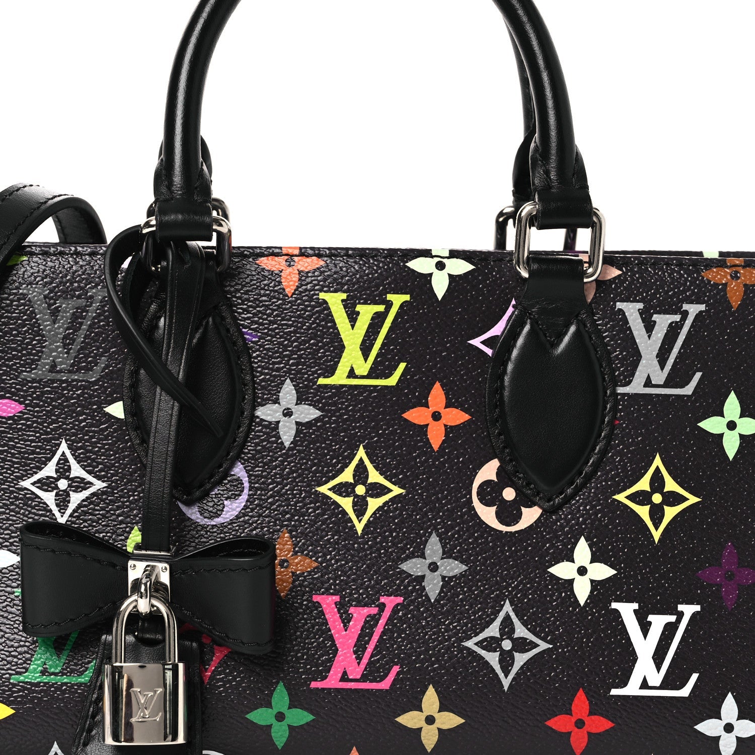 LV X TM Monogram Multicolor OnTheGo East West Black