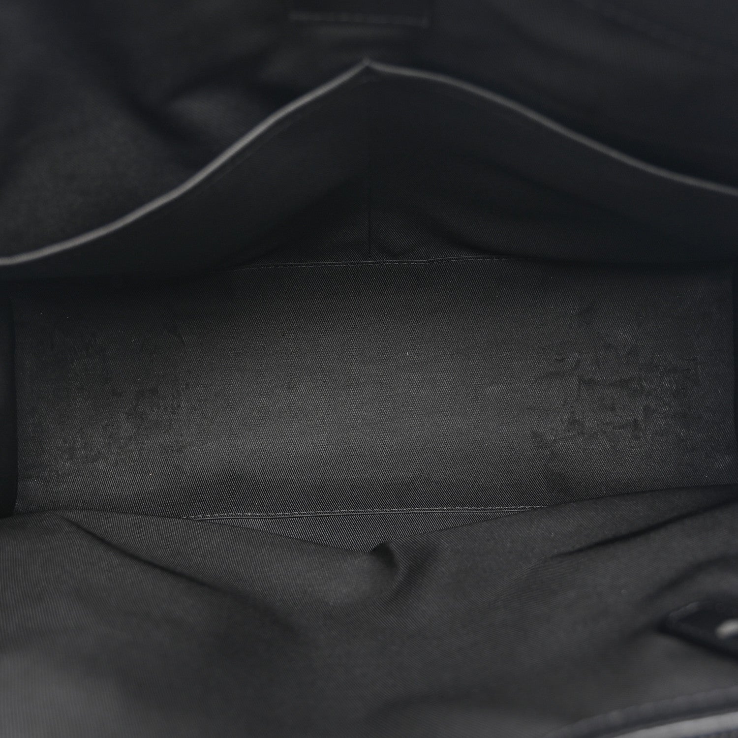 Grained Calfskin LV Aerogram Tote Black