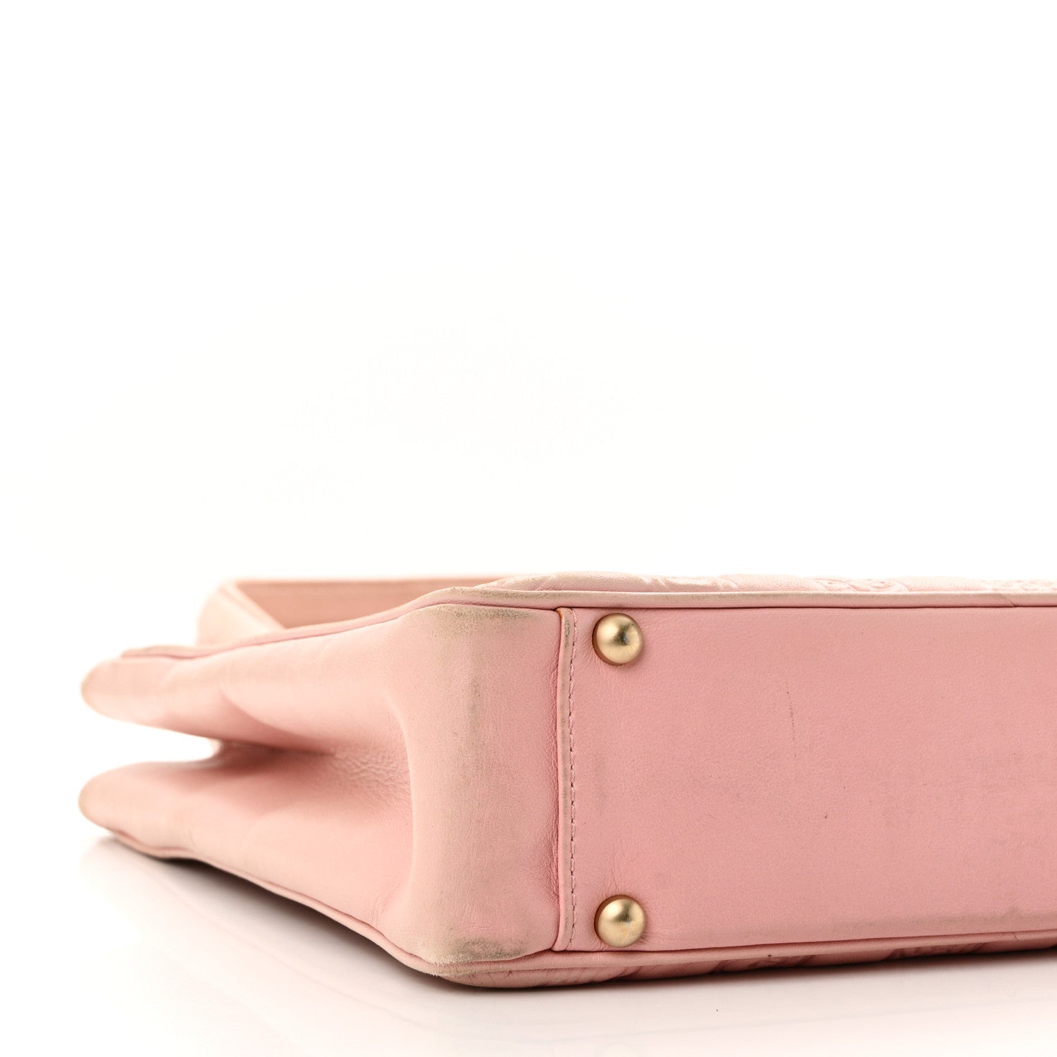 Lambskin Precious Symbols Shopping Tote Pink