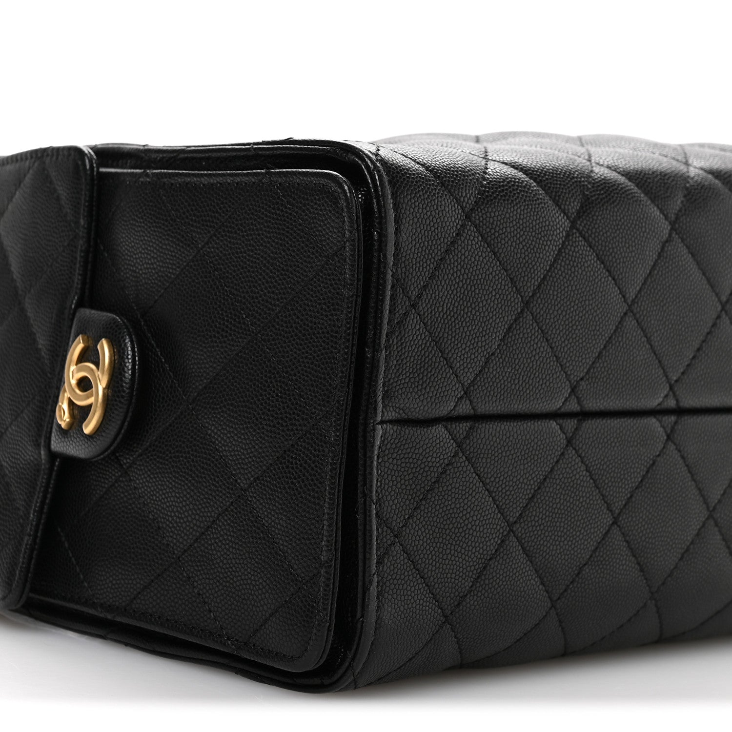 Caviar Quilted Small Chanel 25 Handbag Black
