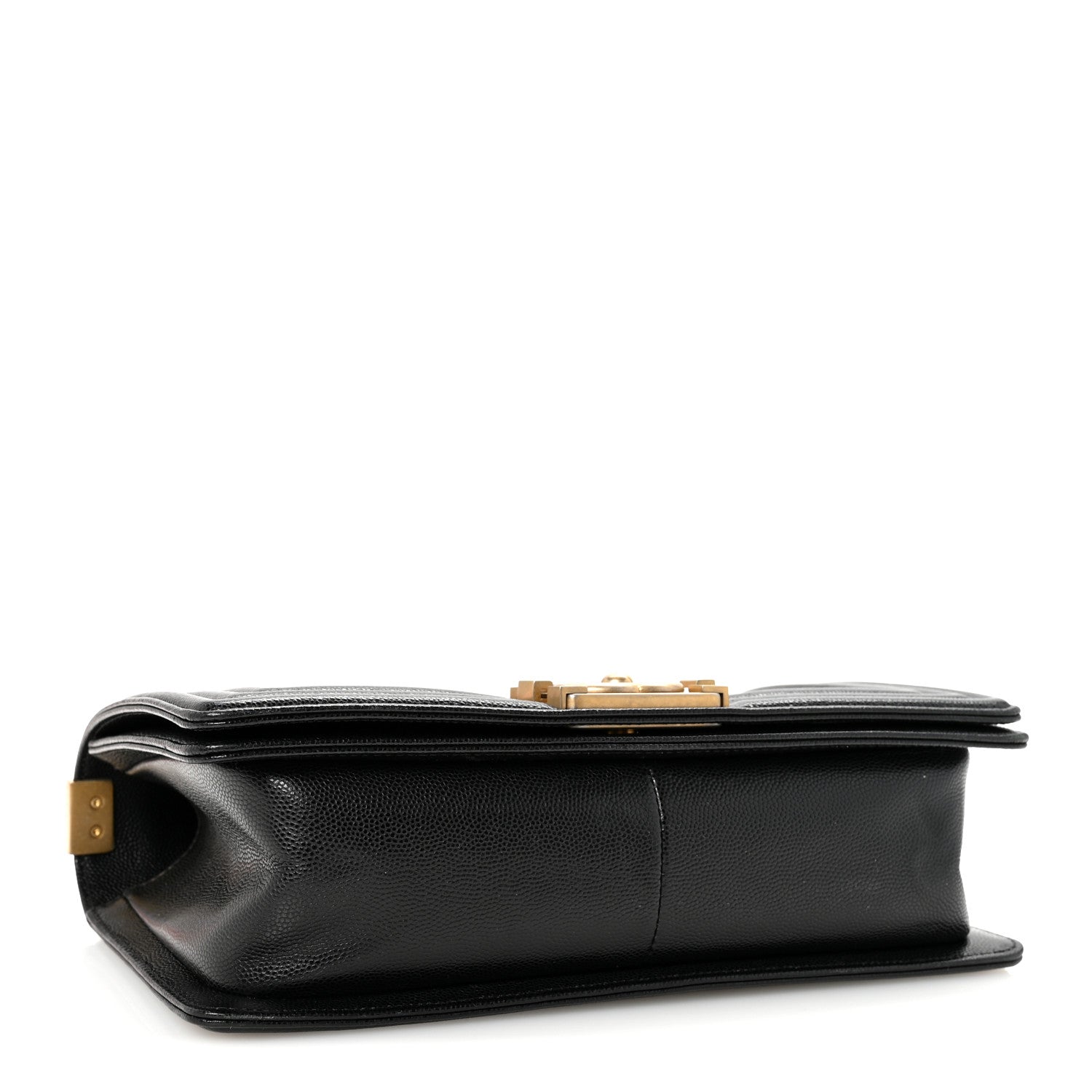 Caviar Quilted Medium Boy Flap Black