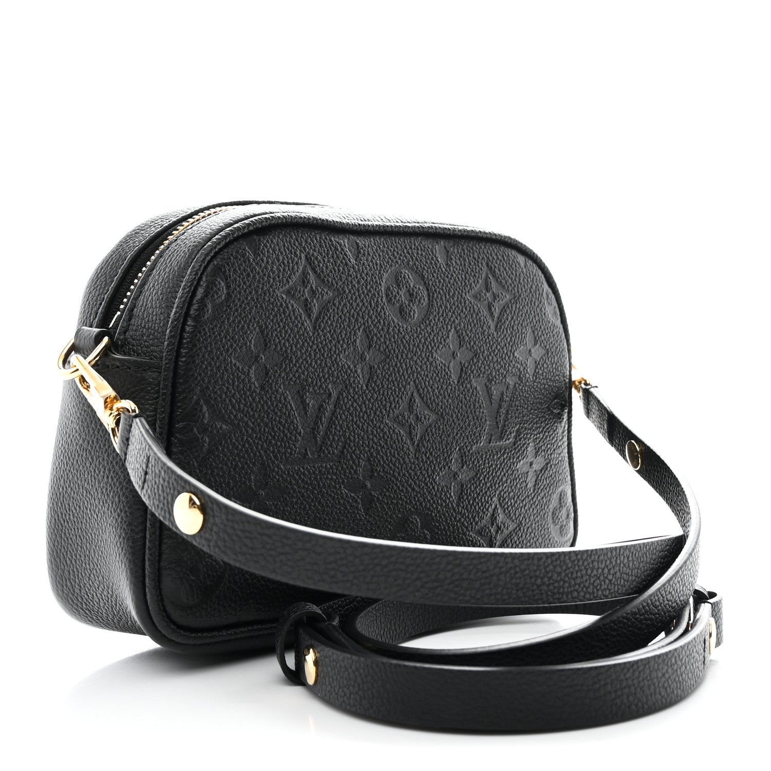 Empreinte Monogram Tiny Camera Bag Black