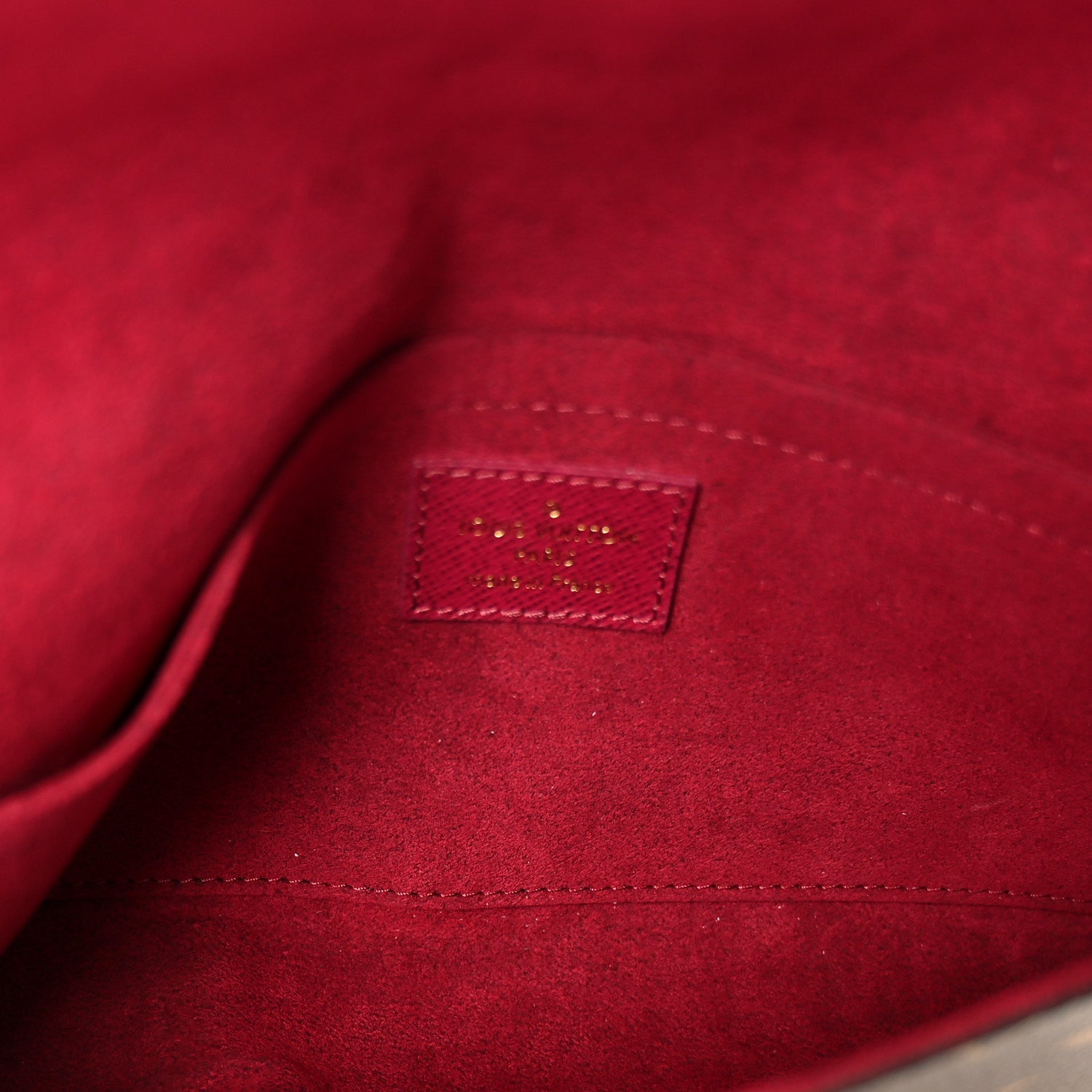 Monogram Pochette Felicie Chain Wallet Fuchsia