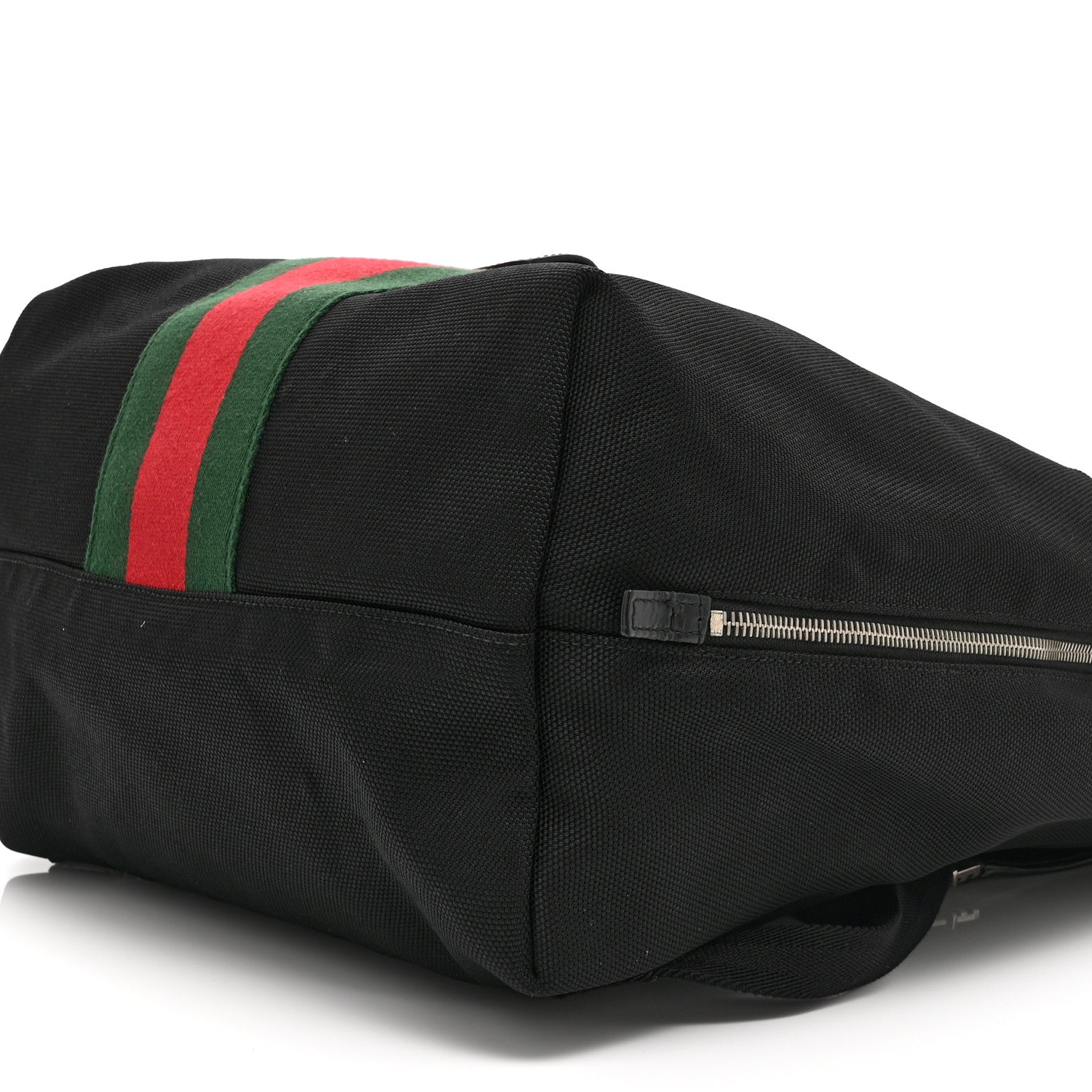 Techno Canvas Web Single Buckle Backpack Black