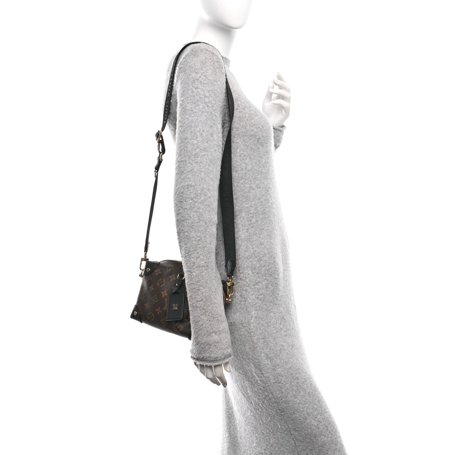 Monogram Petite Malle Souple Black