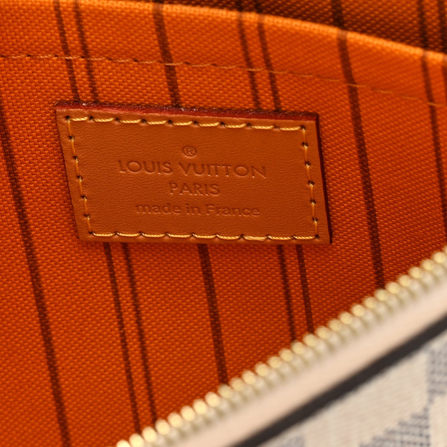 Damier Azur Braided Neverfull MM GM Pochette