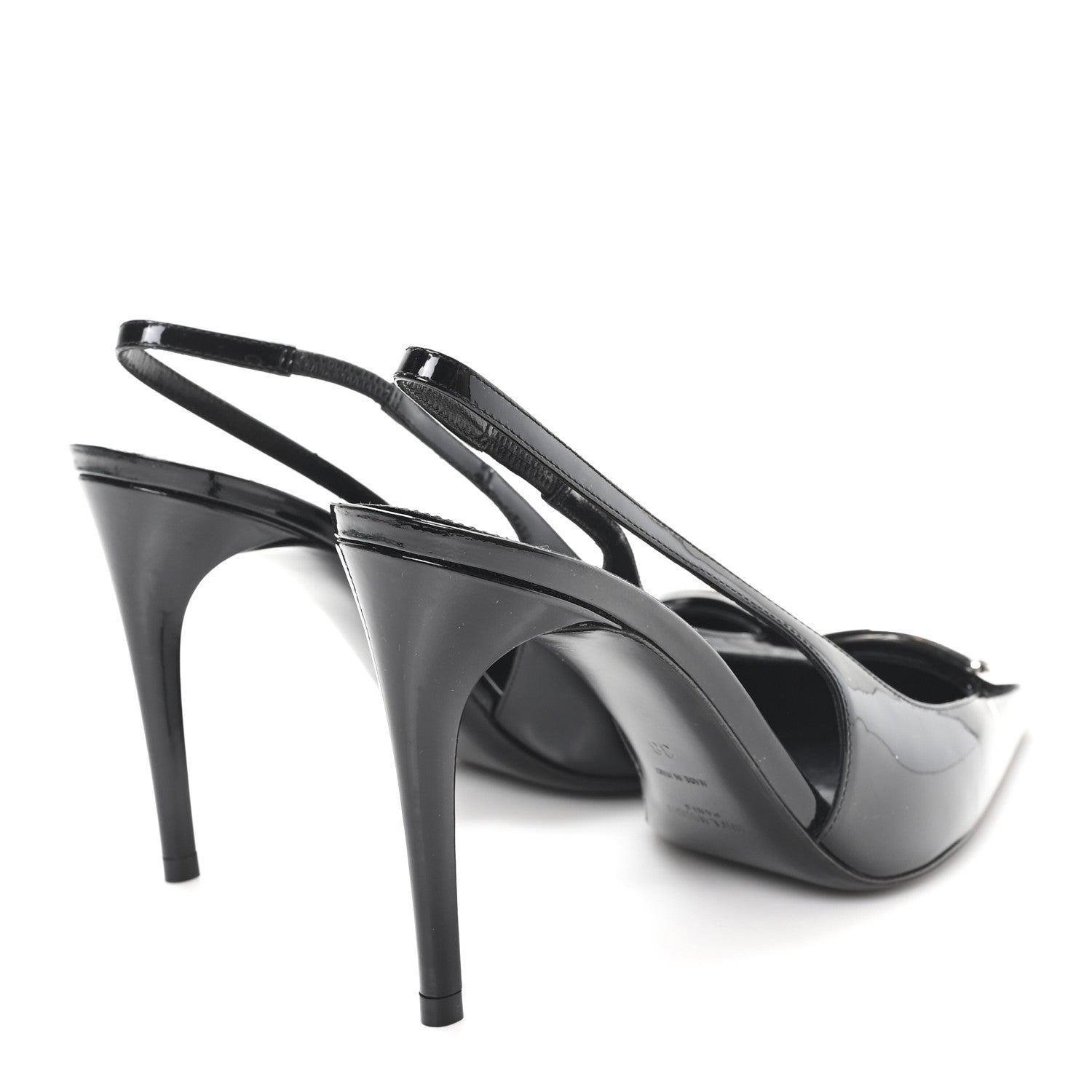 Vernice Grupy Avenue 95 Slingback Pumps 38 Black