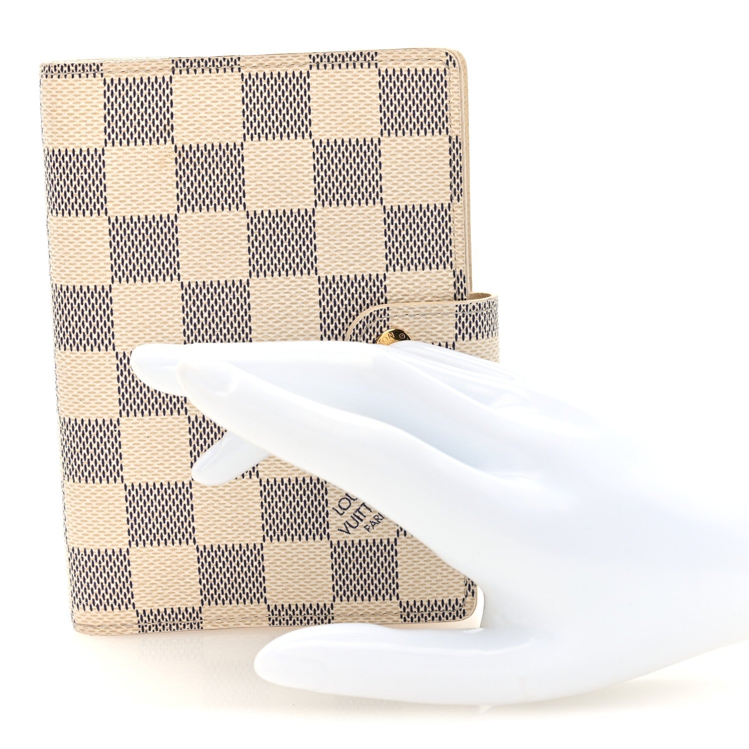 Damier Azur Small Ring Agenda Cover