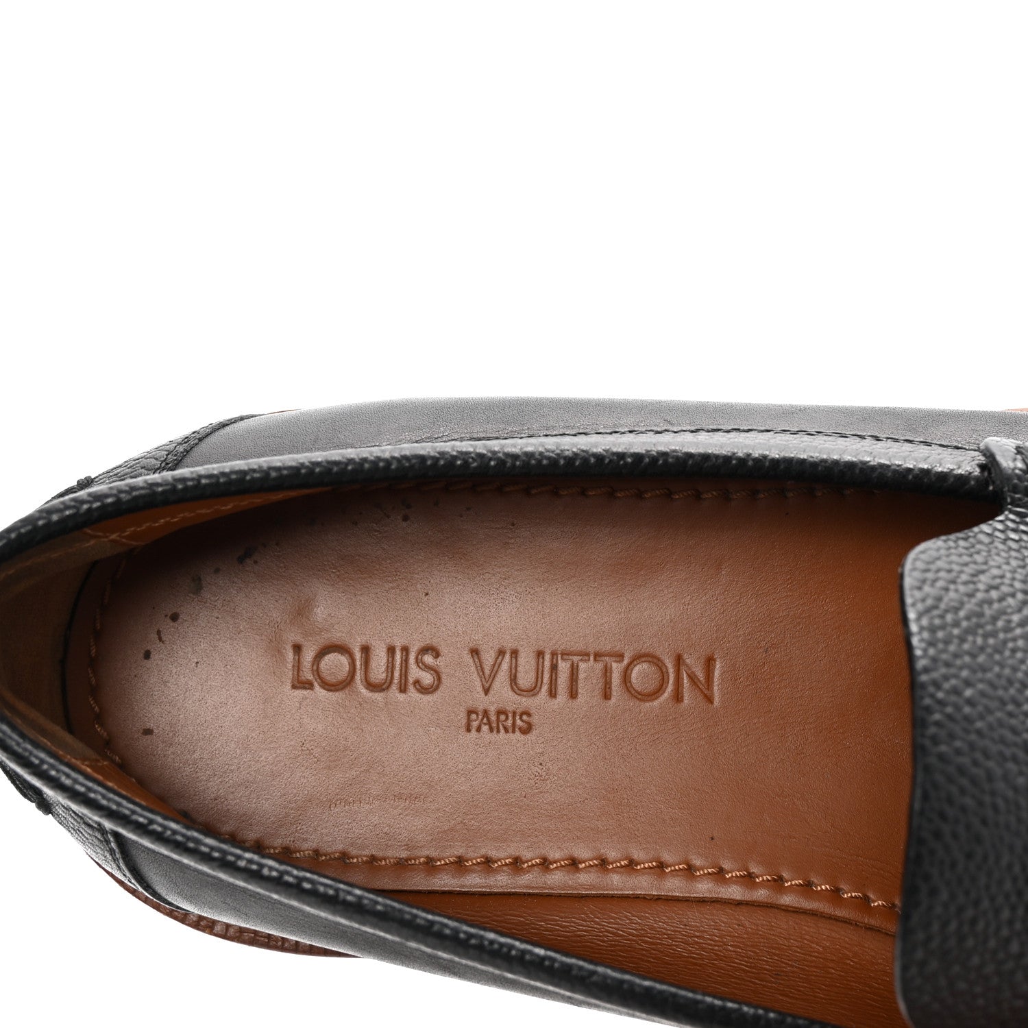 Calfskin Mens Loafers 9.5 Black