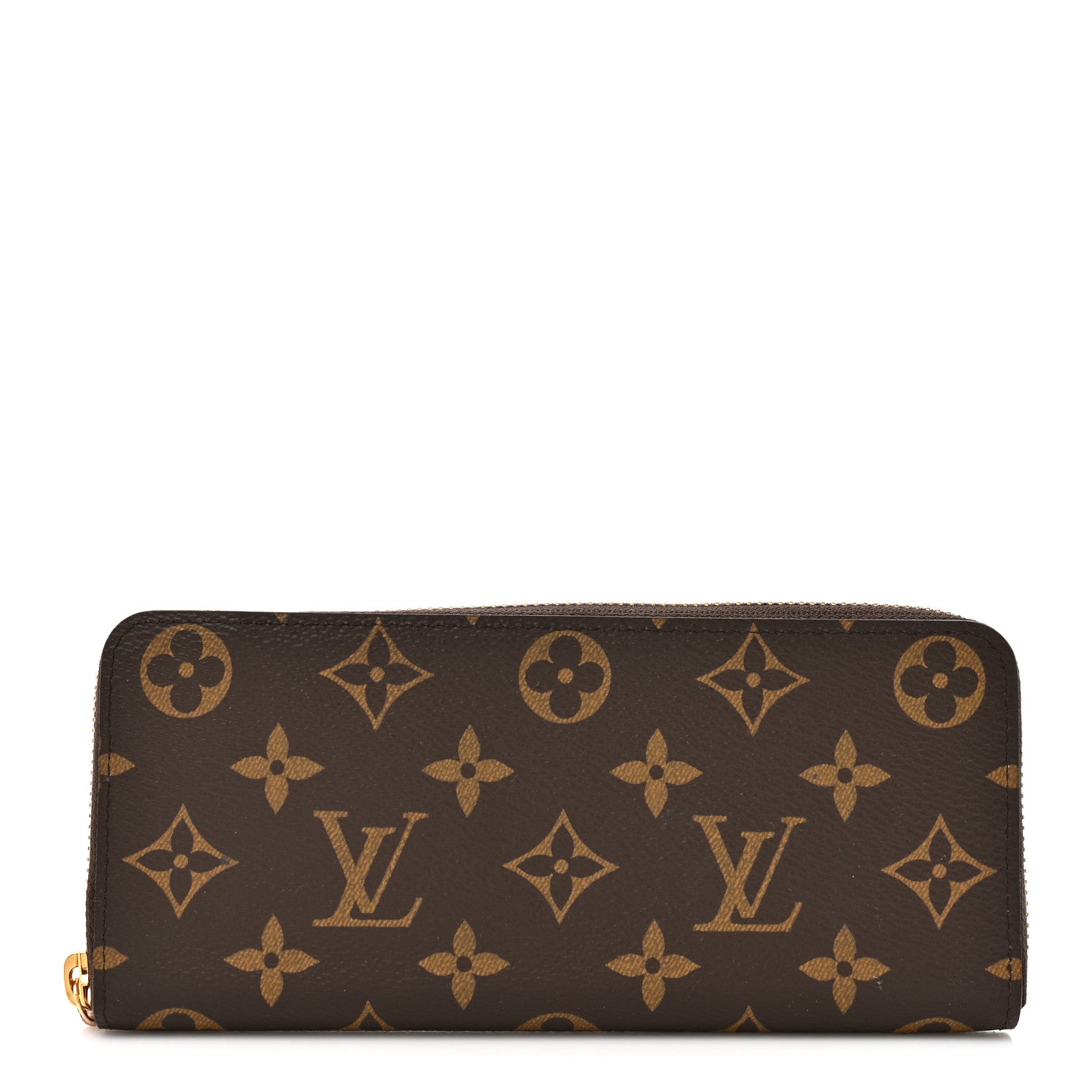 Monogram Clemence Wallet Rose Ballerine