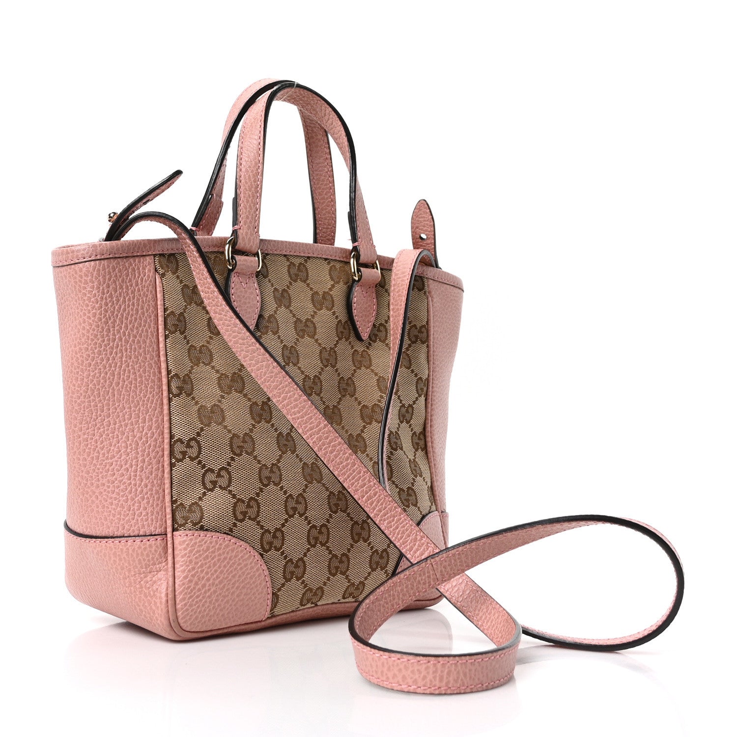 Monogram Small Bree Tote Beige Soft Pink