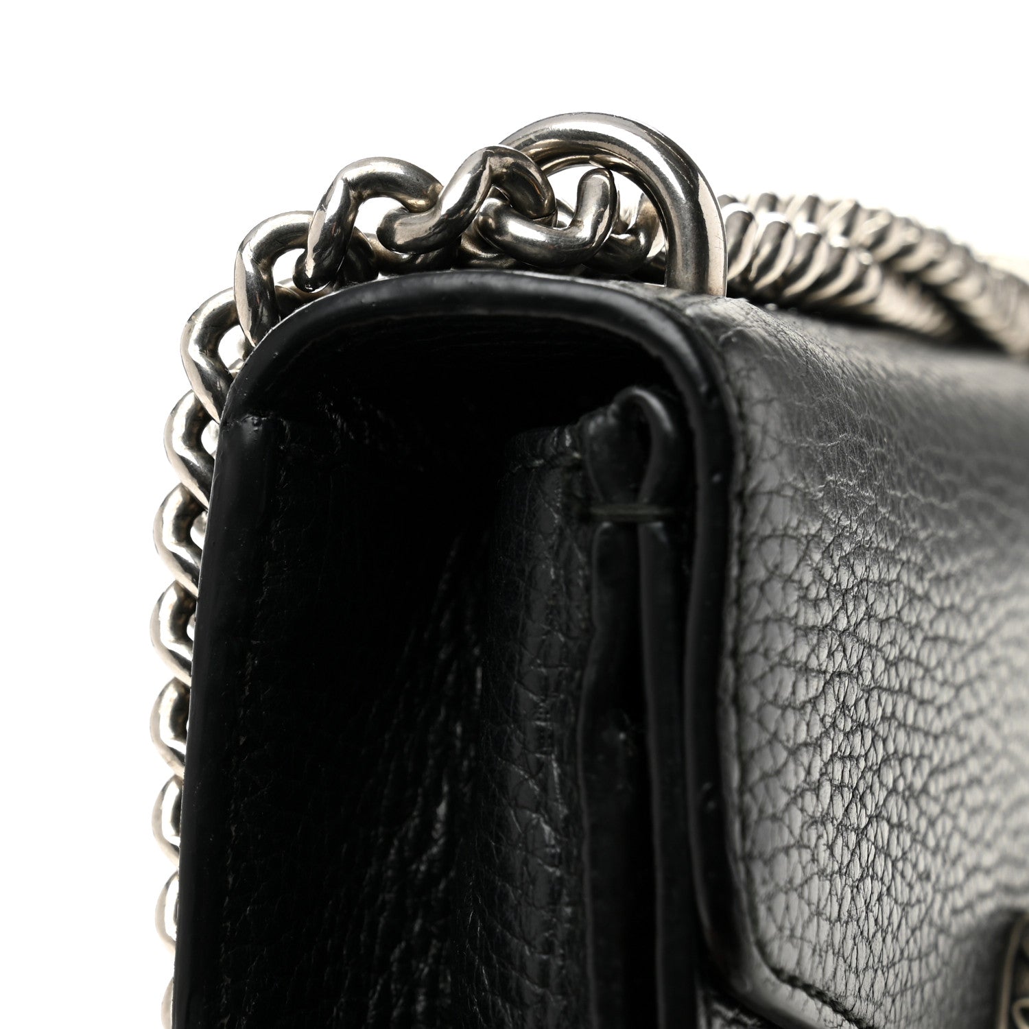 Calfskin Mini Dionysus Shoulder Bag Black