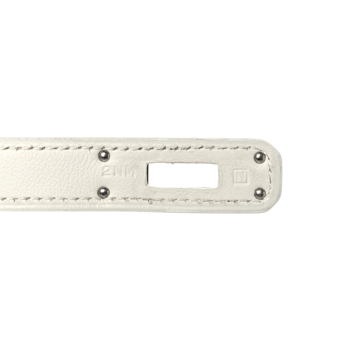 Swift Kelly Cut Clutch Pochette White
