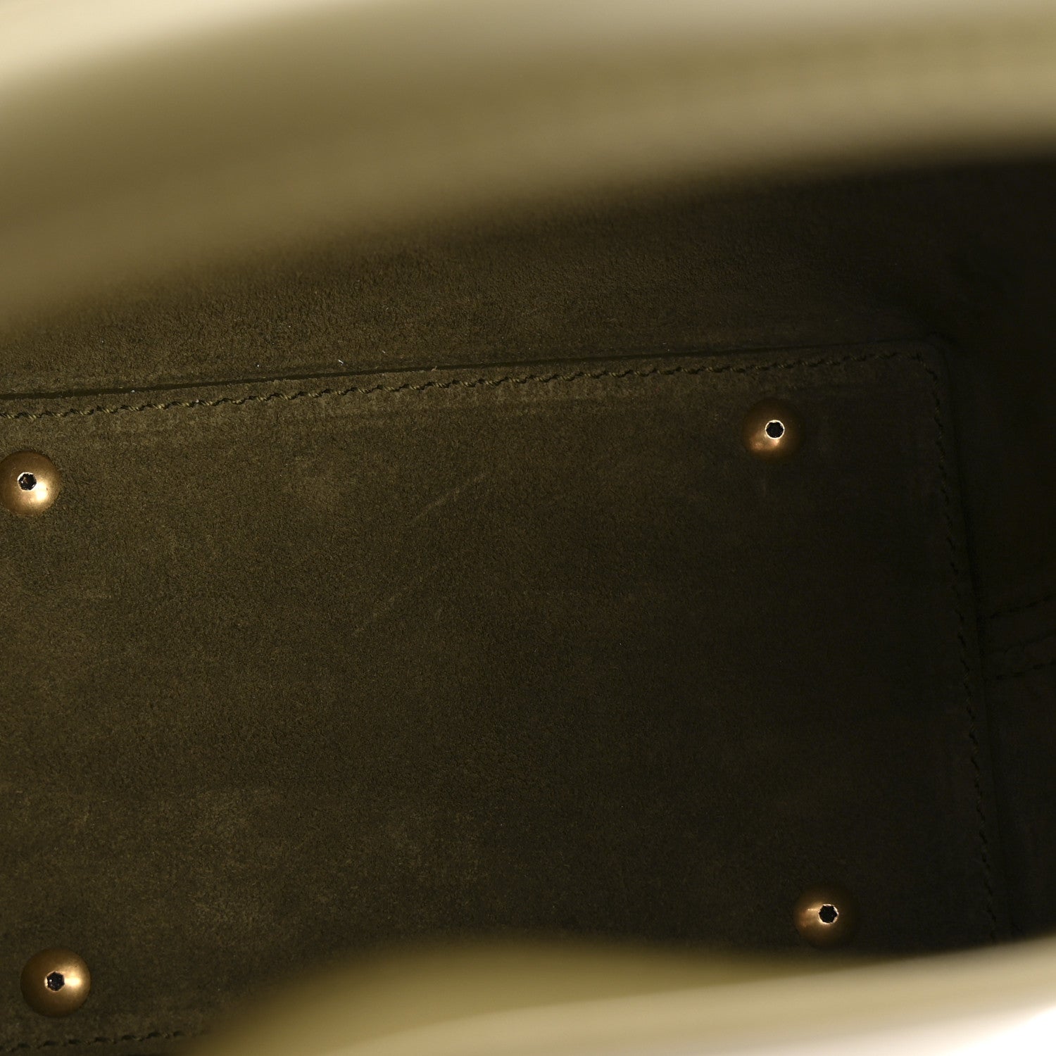 Shiny Calfskin Le 37 Mini Bucket Bag Strong Moss