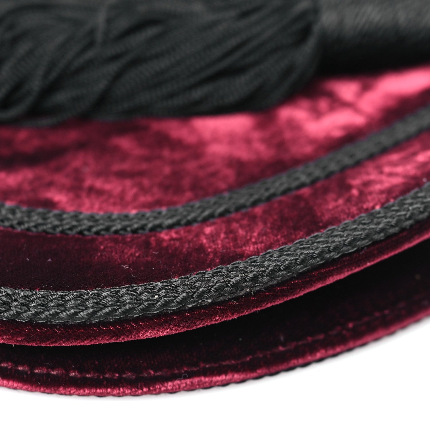 Velvet Opium 2 Crossbody Bag Bordeaux Black