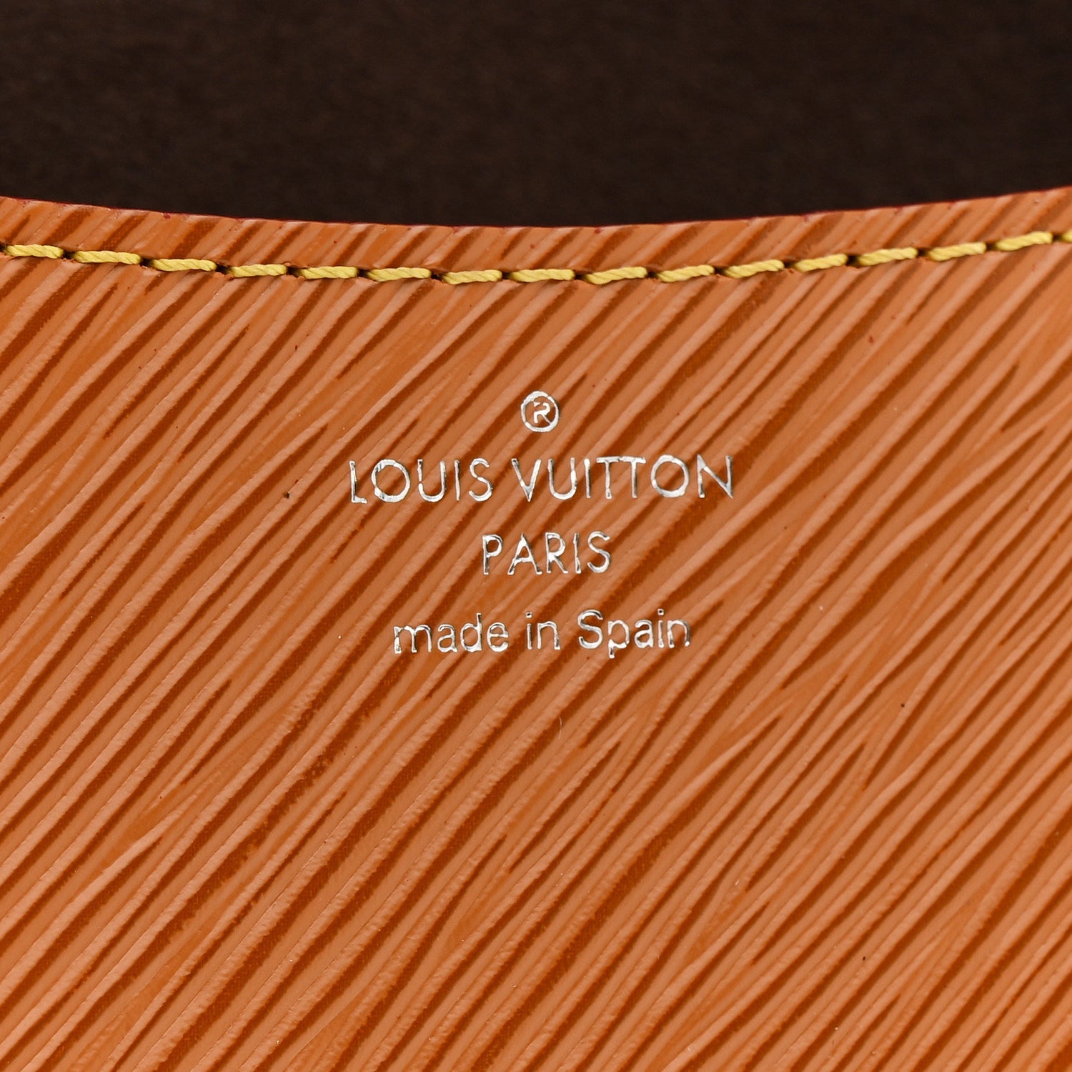 Epi Buci Crossbody Gold Honey