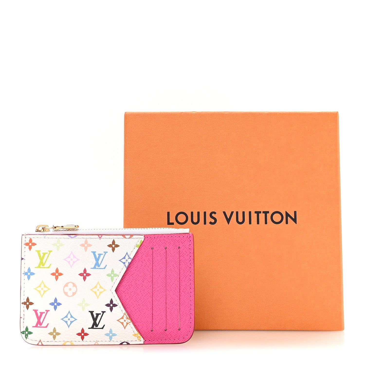 LV X TM Monogram Romy Card Holder Kawaii Pink