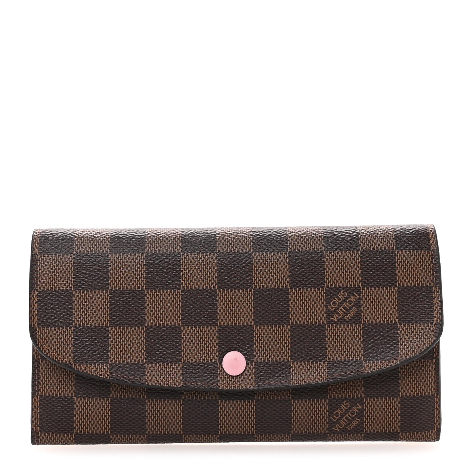 Damier Ebene Emilie Wallet Rose Ballerine